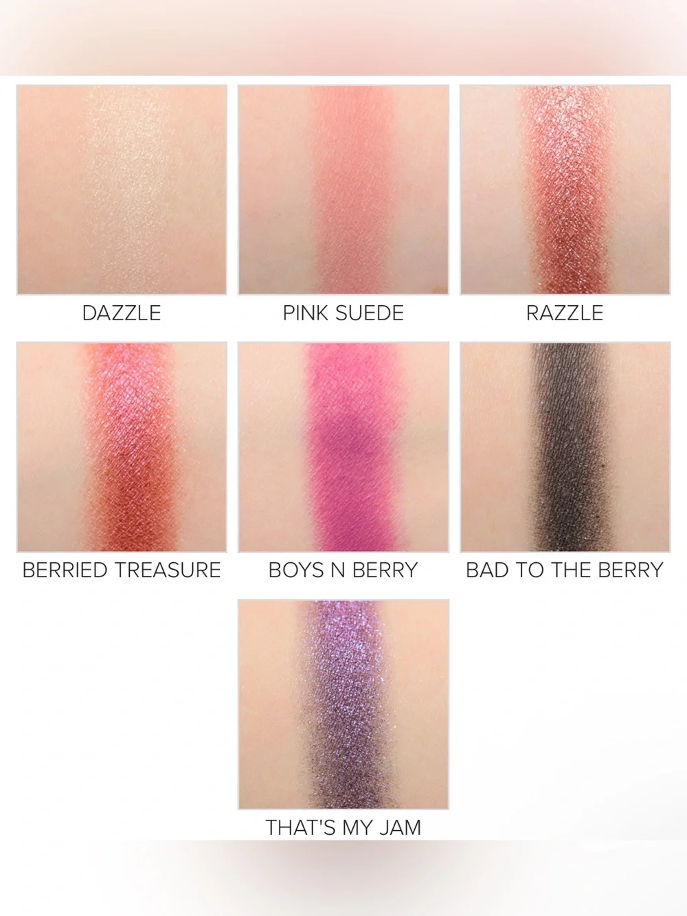 NIB Too Faced Tutti Frutti Razzle Dazzle Berry Eyeshadow Palette